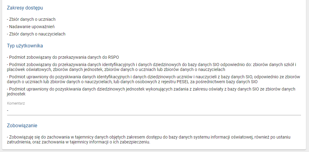 okno podglądu danych wniosku część 3