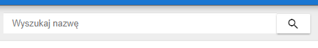 okno z widokiem na pasek Wyszukaj nazwę