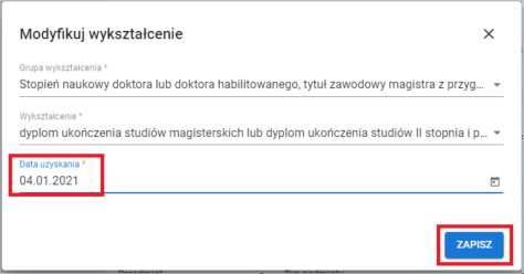 okno z widokiem na zmiany wprowadzone w wykształcenie 