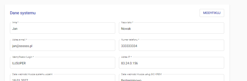 wskazanie na funkcję modyfikacji