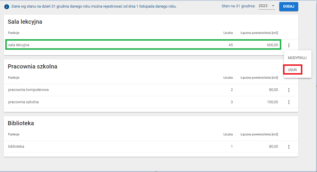 okno z widokiem na możliwość usunięcia skopiowanych danych