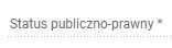 okno z widokiem na wiersz status publiczno- prawny