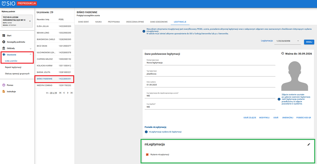 zgoda ustawiona na "Tak"